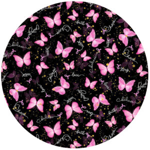 Pink Ribbon Butterflies