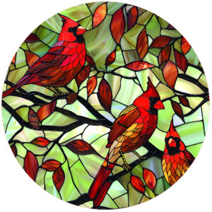 Cardinal Green Stained-Glass
