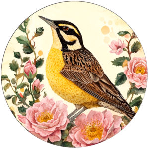 North Dakota Bird & Flower